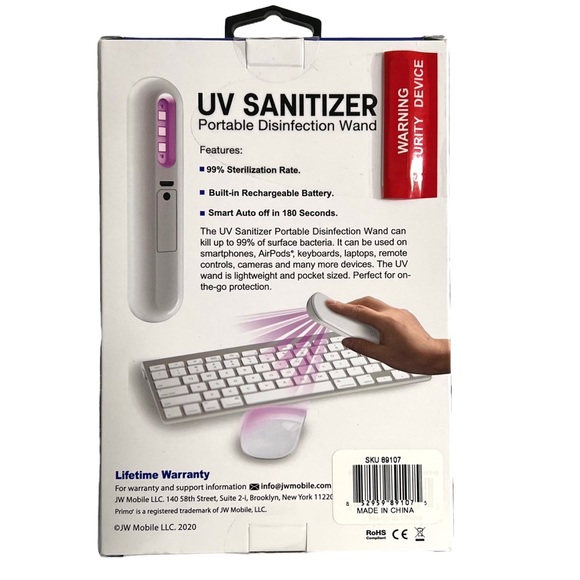 Primo UV Sanitizer Wand Sterilize Household Electronic Products Disinfecting - Picture 2 of 10